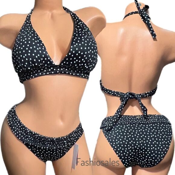 Victorias Secret Swim Habana Push Up Halter padding Bikini top & Bottoms Set - Picture 2 of 9